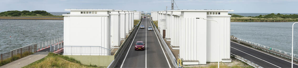 Simon Stevinsluizen in de Afsluitdijk