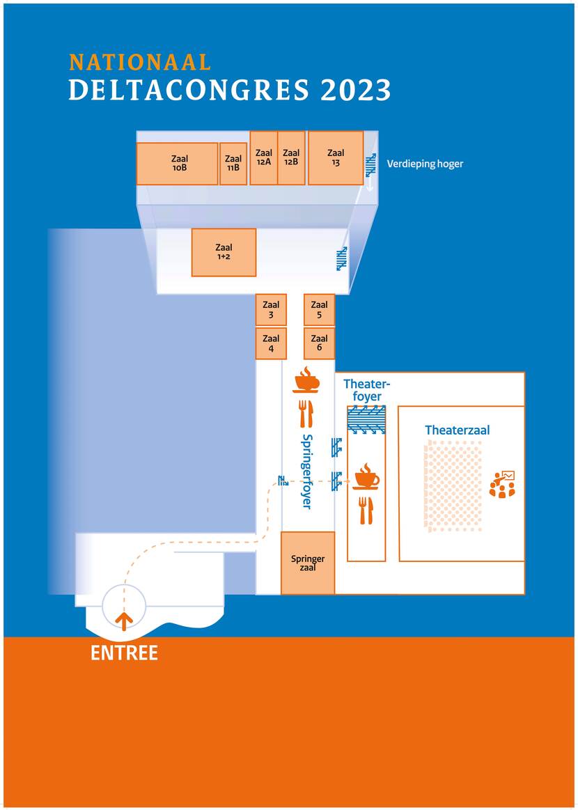 Plattegrond Deltacongres 2023