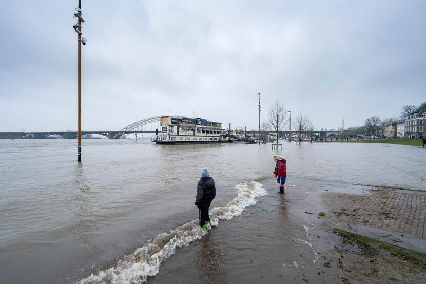 Hoogwater Nijmegen (februari 2021)