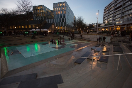 Deltacommissaris opent Waterplein Rotterdam