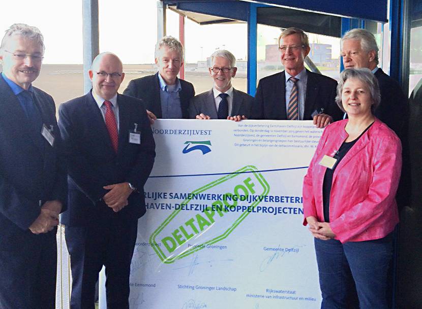 Deltacommissaris juicht innovatieve dijkverbetering toe