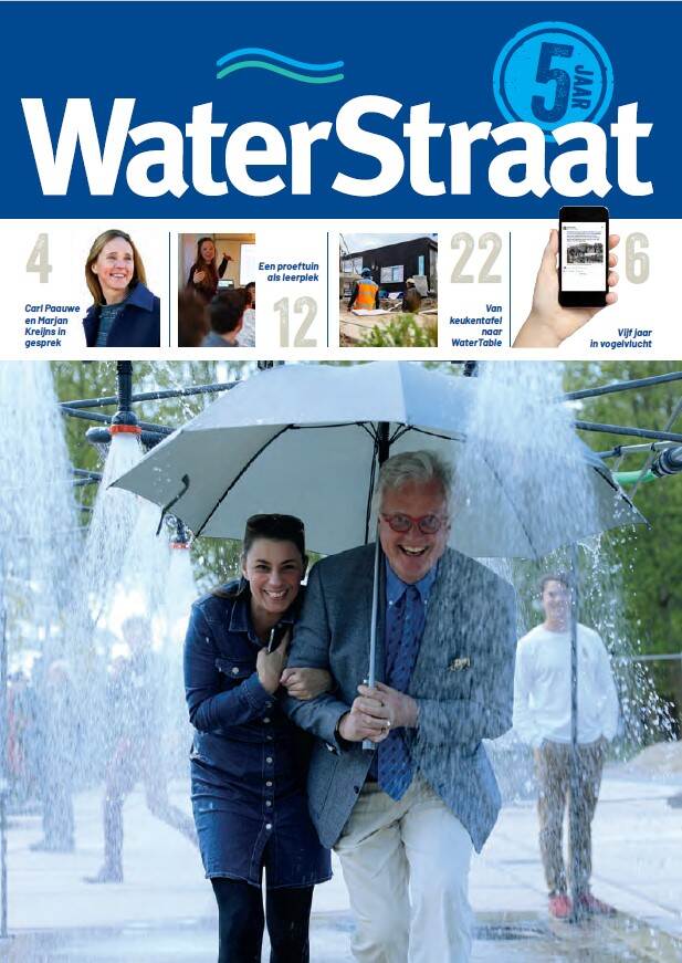 Cover of the magazine 'Vijf jaar WaterStraat'